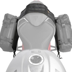 Motorcycle Saddle Bag Mount System Black Nylon <b>Storage</b> Solution for Rear <b>Seat</b> Upgrade - Product Image 1