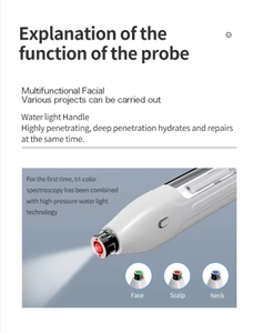 เครื่องไฮโดรเจนออกซิเจนสำหรับผิวหน้า H2O2 Hydra Dermabrasion – อุปกรณ์เสริมความงามสำหรับลดริ้วรอยและรักษาสิว - Product Image 3