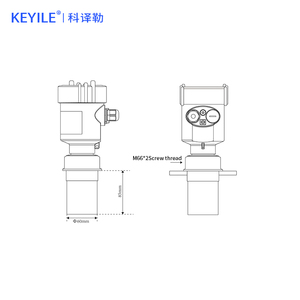 Sensor de Nivel Ultrasónico para Pozos Profundos, Medidor de Nivel de Agua, Medidor de Distancia Ultrasónico, Transmisor de Nivel de Combustible - Product Image 6