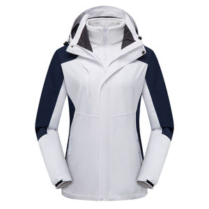Windproof 3 In 1 Jacket Women Workwear With Custom Logo Printing Thermal Transfer - Product Image 3