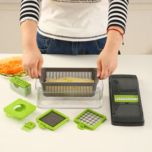 Juego de 15 Utensilios de Cocina Multifuncionales de Plástico, Picador de Verduras, Cortador, Rebanador Mandolina con Cuchilla de Acero Inoxidable, Venta al Por Mayor - Product Image 3