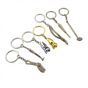พวงกุญแจรูปคีมถอนฟัน ทำจากโลหะผสมสังกะสี ลายการ์ตูนสุดสร้างสรรค์ ของตกแต่งกระเป๋าแบบกำหนดเองได้ - Product Image 1