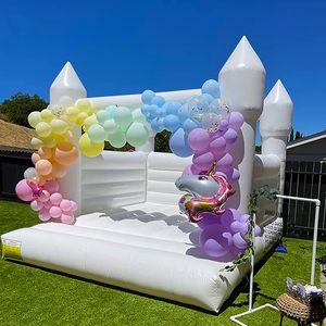White <b>Small</b> Wedding Bouncer Jump Jumper Inflatable Water <b>Slide</b> House Castle Party Rental Wedding Party Inflatable White B - Product Image 4