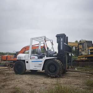 מלגזות דיזל יפניות למכירה באיכות גבוהה מתוצרת <span class=keywords><strong>TCM</strong></span> יפן דגם FD100 FD70 מלגזה משומשת 10 טון - Product Image 3