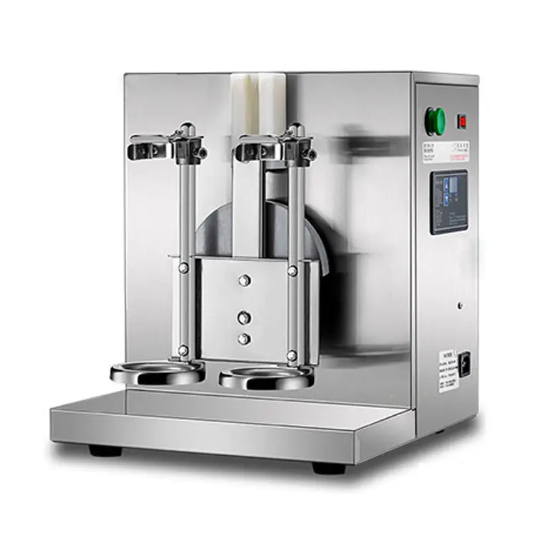 Commerciële Milkshake Maker Machine Rvs Dubbele Hoofden Schudmachine Voor Koffie Cocktails