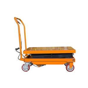 1000Kg Handmatige Heftafel 500Kg 1000Kg Hydraulische Schaarlift Tafel Schaar Lifter <span class=keywords><strong>Platform</strong></span> Handling Trolley - Product Image 6
