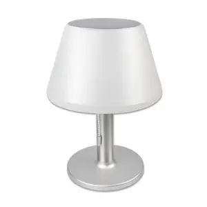 LED Waterproof Stainless Steel Solar Powered Desk Lamp Base Table LampためBedroom