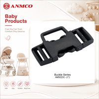 Boucles en plastique POM de haute qualité pour poussettes de bébé, vente en gros, déverrouillage rapide latéral 4 directions avec couleurs et logo personnalisés, certifiées ISO