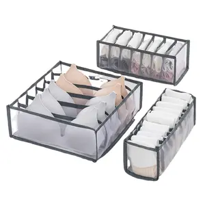 Amazon Hot Selling Multiple Purpose Foldable Underwear Divider Collapsible Underwear Storage Box