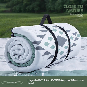 <span class=keywords><strong>Tapis</strong></span> de pique-nique pliable imperméable et résistant à l'humidité pour l'extérieur, idéal pour le camping, la plage et la pelouse – Grande Vente - Product Image 1