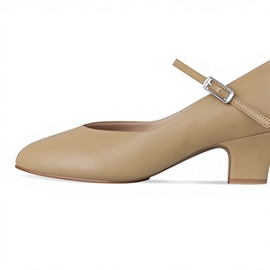 Zapatos de Baile Latino Baifa Danzo con Correa en el Tobillo, Tacones para Salsa, Tango y Flamenco para Mujer, Gamuza y Goma, MOQ Bajo, OEM - Product Image 3