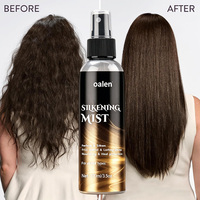 Spray pour les cheveux marque privée plus de brillance hydratant lissant anti-frisottis spray pour les cheveux hydratant sans rinçage après-shampooing