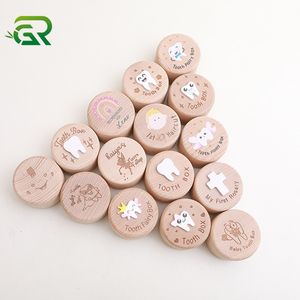 กล่องเก็บ3D ไม้บีชสำหรับเด็กหัดเดินเด็กผู้ชายเด็กผู้หญิงฟันหายของขวัญวันเกิดรูปนางฟ้าฟ. ฟัน - Product Image 3