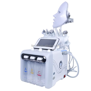Appareil de beauté pour le visage 7-en-1 H2O2 Oxygen Water Spa, machine de soin de la peau à bulles fines, équipement de rajeunissement cutané de bureau - Product Image 2