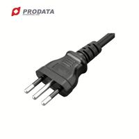 Câble d'alimentation avec prise italienne H05VV-F 0,75~1,00m2/3G /CE pour faisceau de câblage 125V-250V