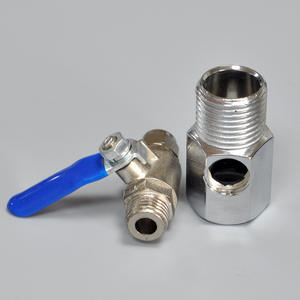 Ensemble de robinets à bille séparés en 2 parties, adaptateur de robinet en alliage de 1 pouce pour purificateur d'eau à ultrafiltration RO - Product Image 2