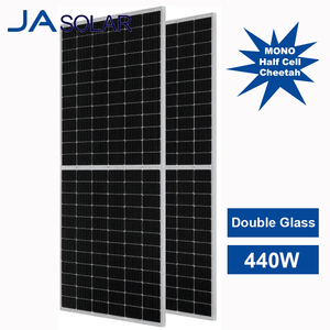 En Stock Green Power Bifacial <span class=keywords><strong>JA</strong></span> Marca 450W 460W Módulos fotovoltaicos de vidrio doble - Product Image 4
