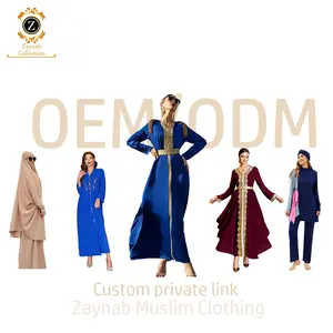 Zaynab Wholesale Hoodies Abaya Jeddah New Model Abaya Dubai Muslim Wedding Dress Abaya Women Islamic Muslim Dress Hoodies