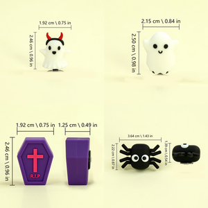 Nueva Llegada Divertido Horror Personalizado Pvc 3D Halloween Popular Zapato <span class=keywords><strong>de</strong></span> Goma Encanto <span class=keywords><strong>Pesadilla</strong></span> <span class=keywords><strong>Antes</strong></span> <span class=keywords><strong>de</strong></span> <span class=keywords><strong>Navidad</strong></span> Zapato Encantos - Product Image 4