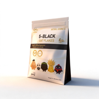 Flocons d'avoine instantanés 5-Black à grains entiers, choix sain pour le petit-déjeuner