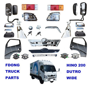 ไฟหน้าซ้าย (พร้อมมอเตอร์) พร้อมหัวไฟ2หัวสำหรับ <span class=keywords><strong>Hino</strong></span> 300 dutro 2012 <span class=keywords><strong>XZU600R</strong></span> รถบรรทุกที่แคบ - Product Image 4