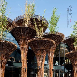Bamboo Arches Pergolas Outdoor Decor Weather Resistant Garden Structures ZS 01 - Product Image 4
