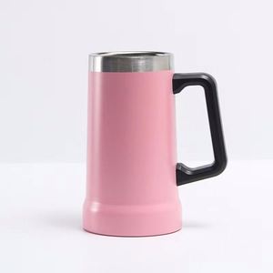 Chope à bière en acier inoxydable de 24 oz, isolée sous vide, réutilisable, qualité alimentaire 304, accessoires de bar, cadeau pour les amateurs de bière, ASM33 - Product Image 6