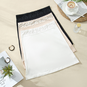 Горячая распродажа, длинная юбка с небольшим разрезом, Женская S-XXXXL юбка большого размера, Нижняя юбка-трапециевидная юбка с кружевом - Product Image 5