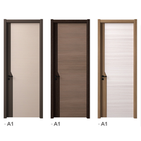 Porte d'entrée moderne en bois massif, coupe-vent, à battants, surface finie, pour appartements, marque HYLIGHT, avec réduction exceptionnelle