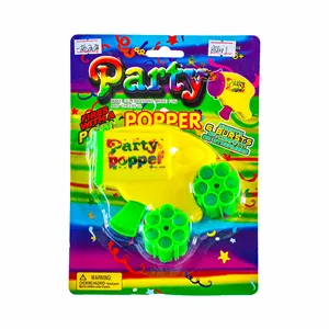 Fabrika kaynağı parti popper silah konfeti parti Popper silah düğün doğum günü partisi konfeti shooter yeni tasarım popper atıcı