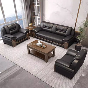 Modern Single Office <b>Sofa</b> Chair Cheap <b>Leather</b> <b>Cover</b> Space-Saving Furniture <b>for</b> Home Living Room Apartment Simple Design Style - Product Image 2
