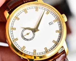 Reloj de Pulsera de Lujo Minimalista Clásico para Mujer, Caja de Acero Inoxidable, Correa de Cuero Genuino, Reloj de Negocios de Alta Gama - Product Image 3
