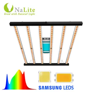 Nalite H3 Samsung Lm301h Evo 3000k 6500k 800w 720w 630w 650W 680w 1000 watt 8 Bar dim katlanabilir Bar kapalı Led bitki yetiştirme lambaları
