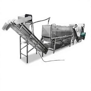 Machine automatique à éplucher et à trancher les fruits et légumes, l'oignon et l'ail, haute capacité, ligne de traitement en acier inoxydable, haute qualité - Product Image 1