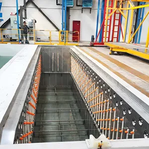 Sistem garis Pelapis bubuk konveyor Overhead dengan cuci celup semprot