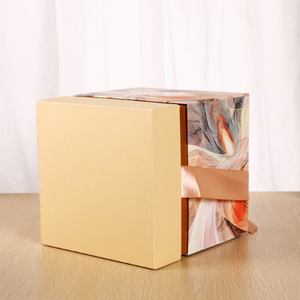 TRIHO TRb-1350 Luxury Wedding <b>Xmas</b> Corporate Events Gift Box with Recycled Materials Matt Lamination Embossing for Gift Packing - Product Image 5