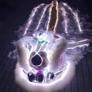 Accesorios de Danza del León Doble con Luz LED, Dragón, Danza del León del Sur Tradicional China, Barra para la Apertura de Nuevas Tiendas, Eventos Importantes - Product Image 6