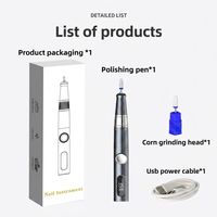 Perceuse à ongles portable rechargeable JC-710 35000 tr/min, batterie 1000 mAh, machine sans fil pour pédicure et manucure, pour salon ou usage domestique