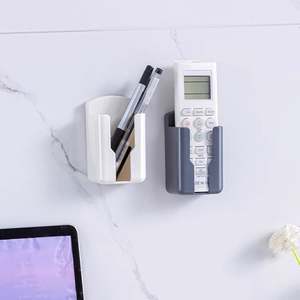 Boîte de rangement murale sans perçage pour télécommandes de climatisation, téléviseur et téléphone portable, idéale pour salle de bain et maison - Product Image 3