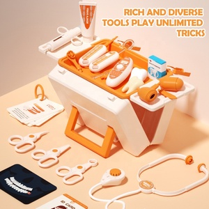 Ensemble de jeu éducatif de <span class=keywords><strong>médecin</strong></span> Koala Diary avec des outils fonctionnels et un son de battement de cœur pour les tout-petits, jouet d'apprentissage préscolaire - Product Image 5