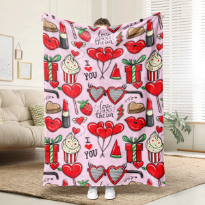 Nueva Manta de Franela con Estampado Digital de <span class=keywords><strong>Amor</strong></span> para <span class=keywords><strong>el</strong></span> Día de San Valentín, Suave, para <span class=keywords><strong>Aire</strong></span> Acondicionado, Siesta, Sofá, Cama - Product Image 6