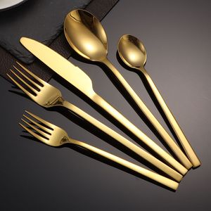 Stainless Steel Western Cutlery Set Thickened Knife Fork <b>Spoon</b> Dishwasher Safe Catering Use - Product Image 2