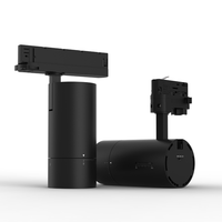Spot lumineux led à tête mobile de haute qualité, 2 fils, 3 phases, réglable, zoomable, 30w, 40w, rotatif
