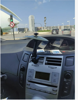 Cloche de sécurité pour voiture Cymbale Tête d'aération Clip-On Installation Réglable Support de tambour à main Amoureux de la musique Tous les modèles Accessoire de musique de voiture