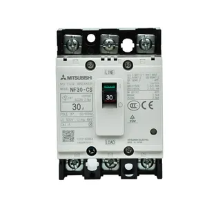 New original Mitsubishi plastic case circuit breaker Mitsubishi NF125-CV 3P 16-125A circuit breaker mccb