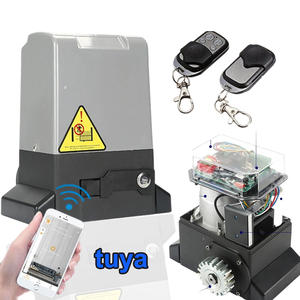 Wifi Heavy Duty 220V Batterie Intégrée <span class=keywords><strong>Solaire</strong></span> Électrique Télécommande Porte Gear Rack Ouvre DC/AC Automatique Porte Coulissante Moteur - Product Image 6
