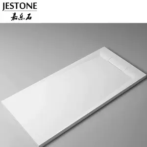 High Quality Modern Style Solid Surface Acrylic Bathroom Shower Pan Customized Shape Shower Tray For Bathroom