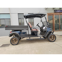 Chariot utilitaire électrique robuste, chariot de golf, véhicule à faible vitesse (SV), véhicule à quatre roues, navette pour invités de complexe, buggy de golf