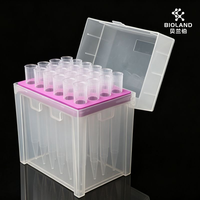 Bioland AT-N5000-S 5ml Embouts de pipette à large ouverture sans filtre stériles en rack sans DNase ni RNase pour Eppendorf Sartorius Dragon