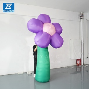 Ballon gonflable d'art <span class=keywords><strong>Alice</strong></span> <span class=keywords><strong>au</strong></span> <span class=keywords><strong>pays</strong></span> <span class=keywords><strong>des</strong></span> <span class=keywords><strong>merveilles</strong></span> Sculpture en fleurs Installation d'art gonflable pour la décoration Accessoires de scène - Product Image 2